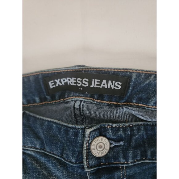 Express Jeans Women's STELA Low-Rise Cropped Skinny Jeans Size 8 - Picture 4 of 12